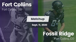 Matchup: Fort Collins High vs. Fossil Ridge  2020