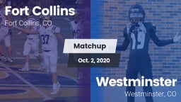 Matchup: Fort Collins High vs. Westminster  2020