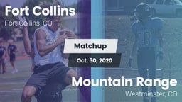 Matchup: Fort Collins High vs. Mountain Range  2020