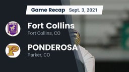 Recap: Fort Collins  vs. PONDEROSA  2021