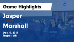 Jasper  vs Marshall  Game Highlights - Dec. 5, 2017