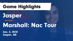 Jasper  vs Marshall: Nac Tour Game Highlights - Jan. 3, 2018