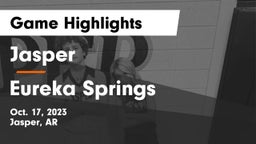 Jasper  vs Eureka Springs  Game Highlights - Oct. 17, 2023