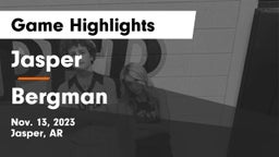 Jasper  vs Bergman Game Highlights - Nov. 13, 2023