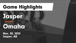 Jasper  vs Omaha Game Highlights - Nov. 30, 2023