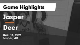 Jasper  vs Deer Game Highlights - Dec. 11, 2023