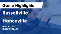Russellville  vs Hanceville  Game Highlights - Nov. 21, 2017