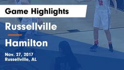 Russellville  vs Hamilton  Game Highlights - Nov. 27, 2017