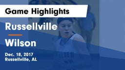 Russellville  vs Wilson  Game Highlights - Dec. 18, 2017