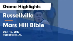 Russellville  vs Mars Hill Bible  Game Highlights - Dec. 19, 2017