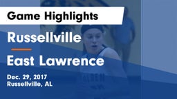 Russellville  vs East Lawrence  Game Highlights - Dec. 29, 2017