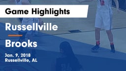 Russellville  vs Brooks  Game Highlights - Jan. 9, 2018