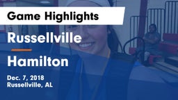Russellville  vs Hamilton  Game Highlights - Dec. 7, 2018