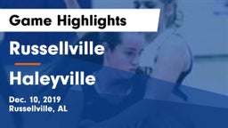 Russellville  vs Haleyville  Game Highlights - Dec. 10, 2019