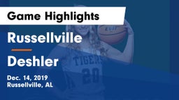 Russellville  vs Deshler  Game Highlights - Dec. 14, 2019