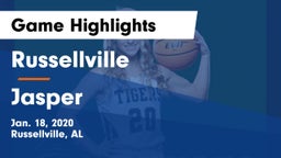 Russellville  vs Jasper  Game Highlights - Jan. 18, 2020