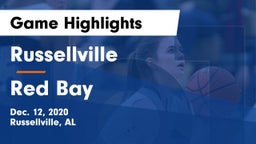 Russellville  vs Red Bay  Game Highlights - Dec. 12, 2020
