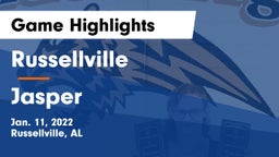 Russellville  vs Jasper  Game Highlights - Jan. 11, 2022