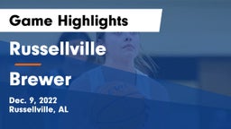Russellville  vs Brewer  Game Highlights - Dec. 9, 2022