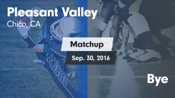 Matchup: Pleasant Valley vs. Bye 2016