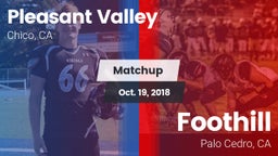 Matchup: Pleasant Valley vs. Foothill  2018