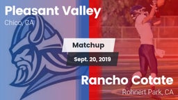 Matchup: Pleasant Valley vs. Rancho Cotate  2019