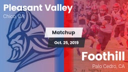 Matchup: Pleasant Valley vs. Foothill  2019