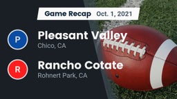 Recap: Pleasant Valley  vs. Rancho Cotate  2021