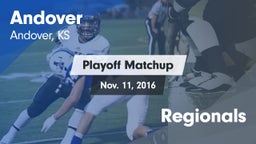 Matchup: Andover  vs. Regionals 2016