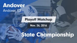 Matchup: Andover  vs. State Championship 2016