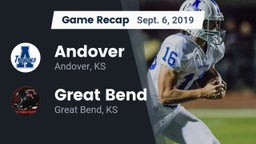 Recap: Andover  vs. Great Bend  2019