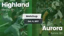 Matchup: Highland vs. Aurora  2017