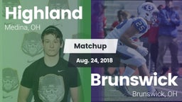 Matchup: Highland vs. Brunswick  2018