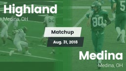 Matchup: Highland vs. Medina  2018
