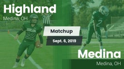 Matchup: Highland vs. Medina  2019