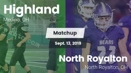 Matchup: Highland vs. North Royalton  2019