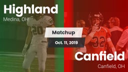 Matchup: Highland vs. Canfield  2019