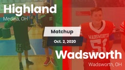 Matchup: Highland vs. Wadsworth  2020