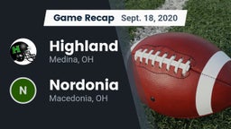 Recap: Highland  vs. Nordonia  2020