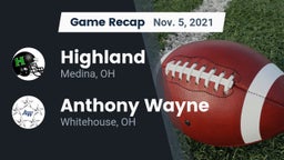 Recap: Highland  vs. Anthony Wayne  2021