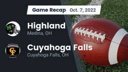 Recap: Highland  vs. Cuyahoga Falls  2022