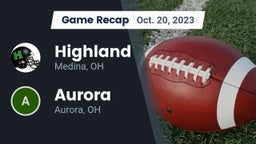 Recap: Highland  vs. Aurora  2023