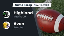 Recap: Highland  vs. Avon  2023