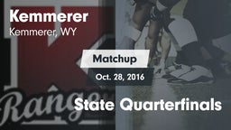 Matchup: Kemmerer  vs. State Quarterfinals 2016