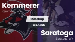 Matchup: Kemmerer  vs. Saratoga  2017