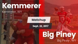 Matchup: Kemmerer  vs. Big Piney  2017