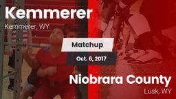 Matchup: Kemmerer  vs. Niobrara County  2017