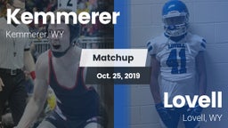 Matchup: Kemmerer  vs. Lovell  2019