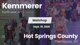 Matchup: Kemmerer  vs. Hot Springs County  2020