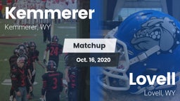 Matchup: Kemmerer  vs. Lovell  2020